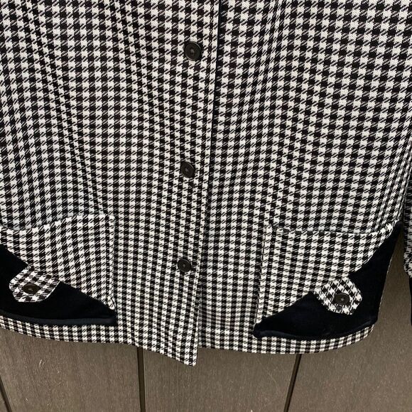 Vintage Checked Polyester Jacket - Picture 6 of 8